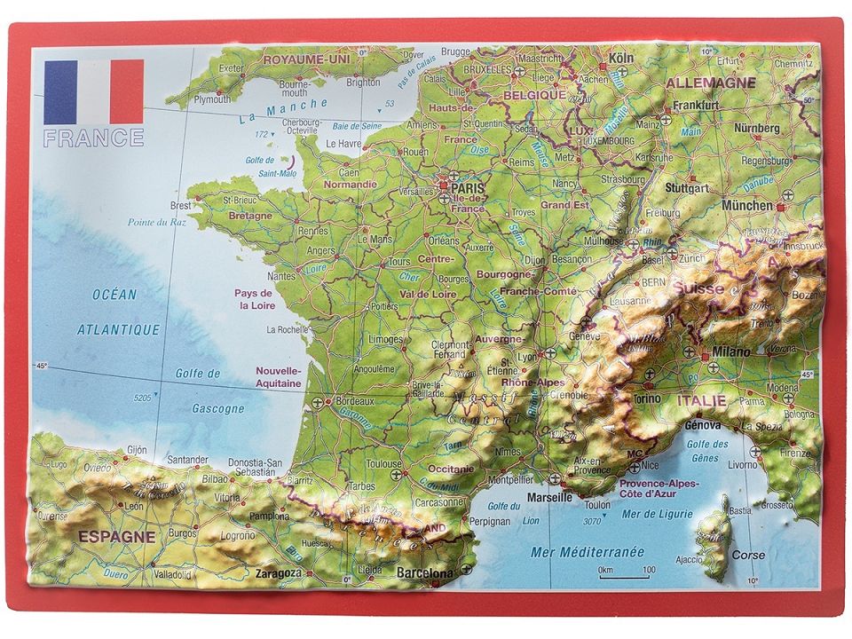 France 3D Postcard