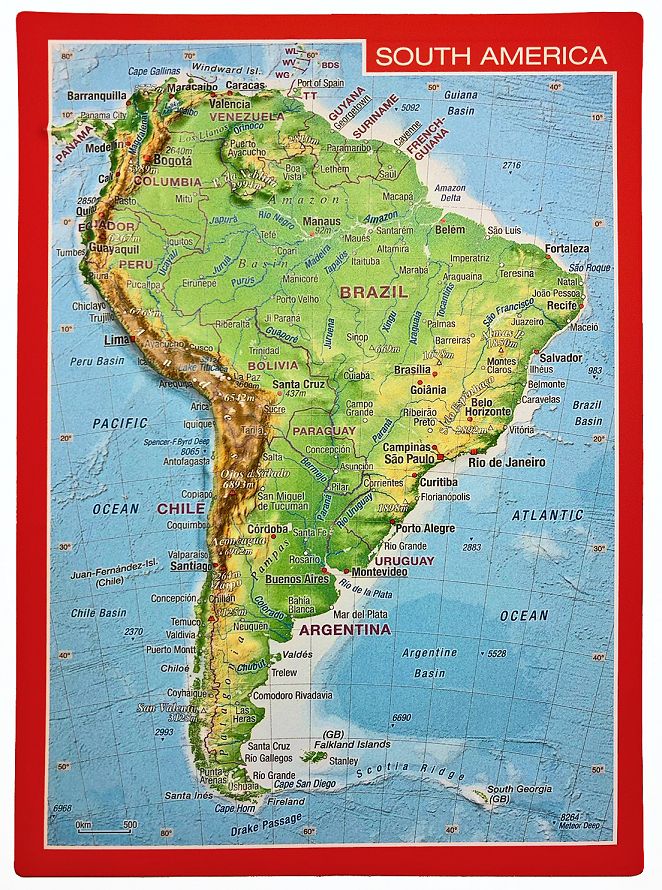 Zuid-Amerika 3D Postcard