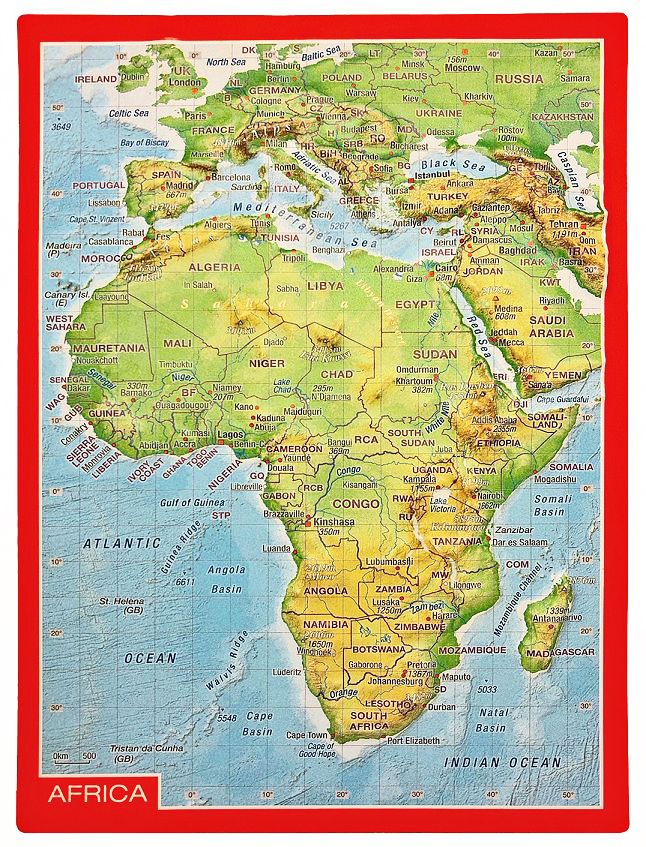 Africa 3D Postcard