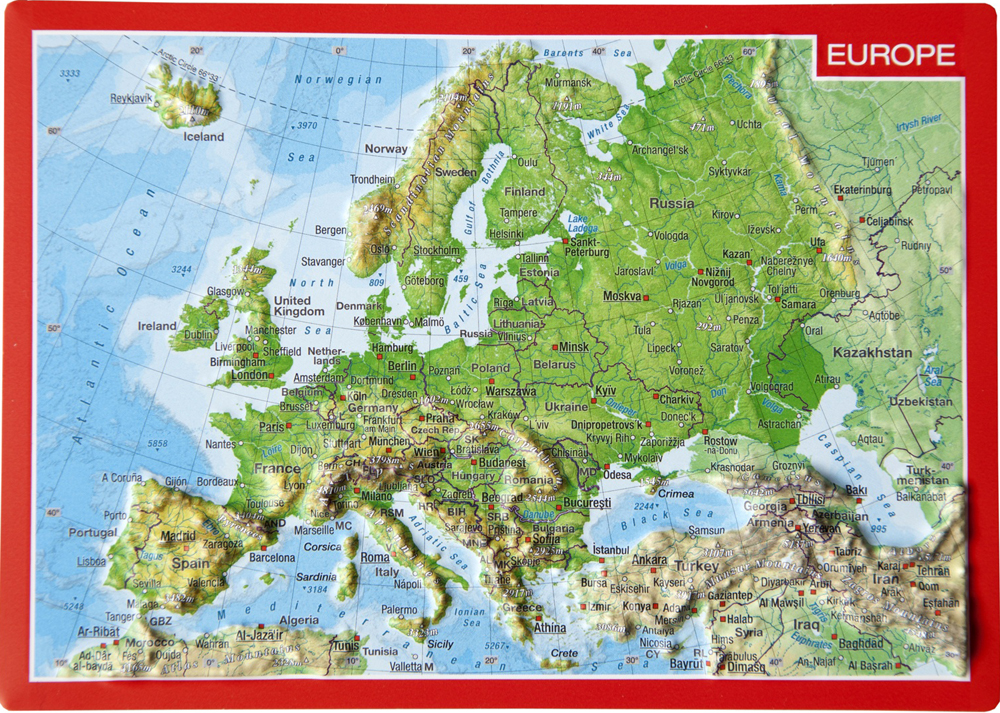 Europa 3D Postcard