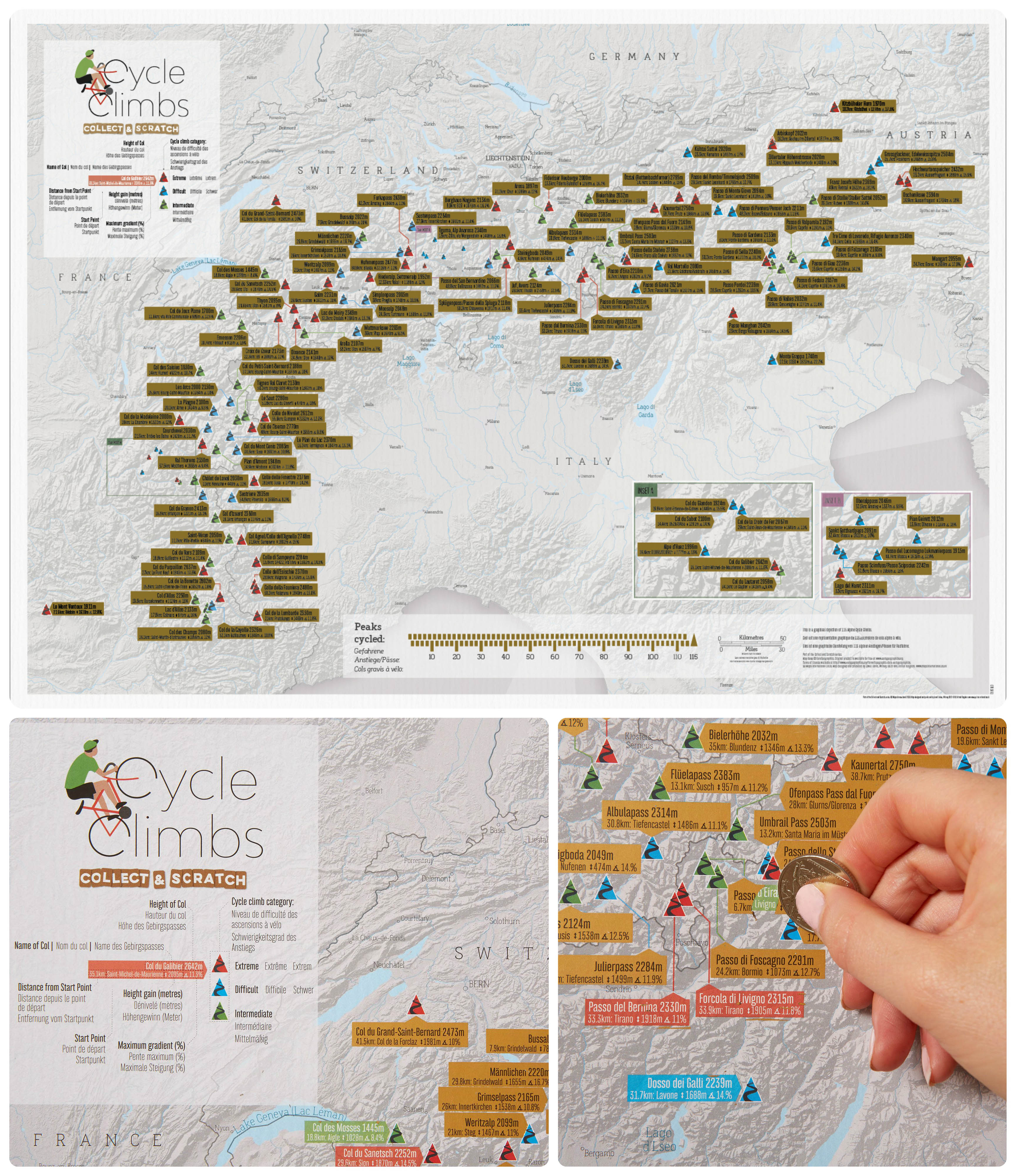 Alpine Cycle Climbs Collect & Scratch