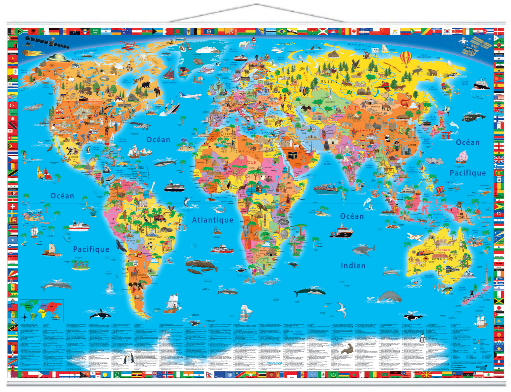 ML Carte politique du monde Illustré